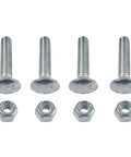 Universal 212cc Engine Mount Plate Kit hardware set including four bolts and nuts, compatible with Predator Honda Clone engines.