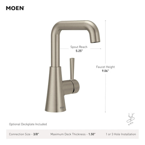 Ronan Bronzed Gold Double Bend Single Hole Modern Bathroom Sink Faucet Boasting Dope Finish Smooth Flow And No Sweat Installation With WaterSense Certified High Performance Operation For Any Home Makeover