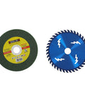 Dual blades for 4 Inch Chop Saw 110V Metal Cutting Cut Off Saw With Adjustable 0-45 Degree Angles