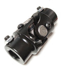 Three Quarter Inch Double D U Joint For Steering Shaft, Black Universal U Joint With 35 Degree Max Angle, Easy Install