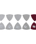 Grab These 50 Pcs Crazy Useful Triangle Sanding Sheets Made From Tough Silicon Carbide For Wet Dry Use Perfect Grit Range 800 To 5000 For Detail Sanders That Crush Wood And Metal Polishing Jobs With Ease, showing various grit triangle sanding sheets.