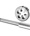 Half Inch UNEF Tap And Die Set Right Hand For Metalworking HSS Machine Thread Kit Twenty Eight TPI Includes Three Point Seven Six Inch Tap Length