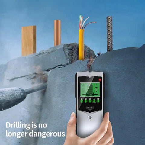 Heavy Duty Stud Finder Wall Scanner With 5 In 1 Smart Sensor Dead Nuts Accurate Live Wire Wood Metal Detection Tracks Smoothly Through Drywall Floors Ceilings No Sweat Setup For Hardworking Contractors And Weekend Warriors