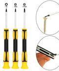 Top Tier Star Screwdriver Kit For Game Console Repair Featuring T6 T8H And T10H Bits With Center Hole Made From Hardened Steel To Safely Disassemble Xbox 360 Ps3 And Ps4 Controller Handles Without Stripping Screws Ever Again, 140mm