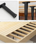 Adjustable T Shaped Bed Frame Support Legs Set With Height Adjustable Design for Bed Sofa Table and Chair installation