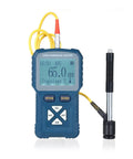 Heavy Duty Digital Leeb Hardness Tester For Metals With No Fuss One Touch Conversion displaying hardness readout and rugged design.