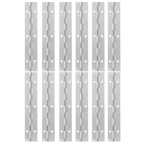 Heavy Duty Piano Hinge for Overlay Cabinet Doors and Furniture, Smooth Pivot for Kitchen and Bath Storage Units