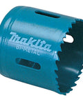 Badass Heavy Duty Bi Metal Hole Saw One Point Five Inch with variable pitch teeth for wood and steel drilling.