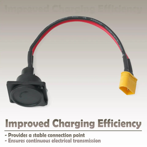 Rock Solid Charging Station Replacement For Yozma IN10 E Bike shown with durable dock and power port