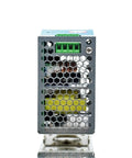 Rugged 12V And 24V DC Stabilized Track Switch DIN Rail Power Supply 75W 120W 150W 240W Transformer For Industrial Control And Automation And Systems Integration Ready With Wide Input Range And Quiet Operation For Reliable Process Control, front view
