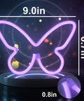 Three Piece Butterfly Neon Signs Set for Bedroom Decor Dope Battery Powered LED Neon Lights Wall Decor Cute for Rooms