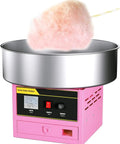Dope High Power Cotton Candy Maker 980W in pink with stainless steel top, making fresh candy floss for parties and events.