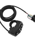 3 In 1 Electric Bike Handlebar Switch For E Bikes And Scooters Waterproof ABS Multi Function Headlight Horn And Left Right Turn Signal Control For Easy Night Rides