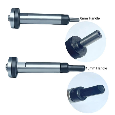 Electric Drill To Angle Grinder Adapter Kit With 6mm And 10mm Variable Shaft Mandrel Including 2 Wrenches Flange Nuts