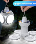 Solar Camping Lantern With Remote And USB Tent Light For Emergencies On The Go, collapsible design with hook