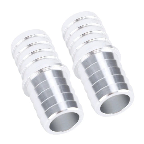 Three Quarters Inch Hose Barb Splice Coupler Aluminum Alloy Radiator Intercooler Repair Fitting Vacuum Line Adapter