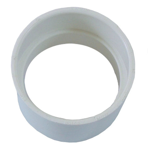 Central vacuum coupling, white built-in PVC pipe fitting, Amazon brand