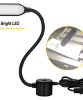 Amazing Power sewing machine LED lamp with flexible gooseneck and magnetic mount base for workbench