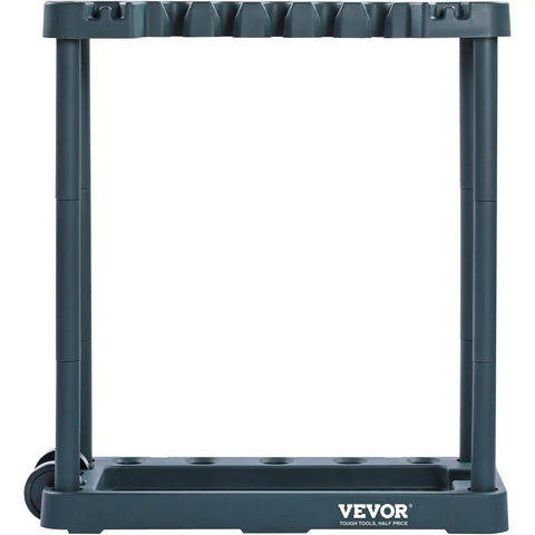 Garden Tool Organizer Tower With Ten Slots For Yard Tools Rake Shovel Broom Long Handled Tools In Garage Shed Or Outdoor Storage