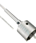 Heavy Duty 3 Inch Concrete Hole Saw Kit With 75mm Tungsten Steel Core Bit for cinder block brick rock plank walls and pipes