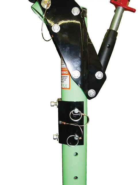 Davit Quick Release Mounting Bracket For Advanced Upper And Lower Masts, Heavy Duty Powder Coated Aluminum, Model 8516824 shown attached