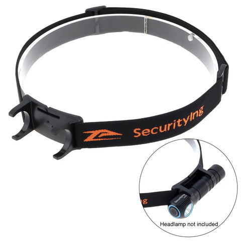 Elastic Headlamp Strap With Bracket For 22mm To 26mm Headlights 360 Degree Adjustable Headband Easy Install Travel Light Nylon Band