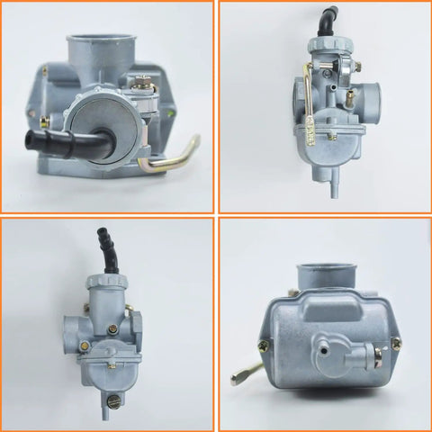 PZ20 Carburetor Kit With Air Filter CDI Box Ignition Coil Starter Solenoid Relay And Voltage Regulator for 50cc to 125cc Chinese ATVs.
