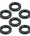 Badass Aluminum Dual Locking Microphone Stand Nuts With 5/8 Inch To 27 Thread Rock Hard Knurled Brackets for studio use.