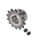 DIN ISO 06B Roller Chain Sprocket 14 Teeth Three Eighths Pitch 17mm Bore Heavy Duty A3 Carbon Steel Motor Drive Gear