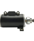 Side view of New Marine Starter Replacement For Johnson And Evinrude Outboard Motors 85 To 140 HP, Plug And Play Fit For 1973 To 1998 Models