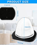 Product size dimensions of 2030 Vacuum Filter Pack For 2030B 2030J 2030K 2030L 2030U 3346 And 3346W filters shown