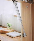 Installed gas strut cabinet lid support kit for soft close cabinet doors 150N 33lb 15kg 2 pack easy install lift system