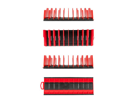 10 Tool Pliers Organizer Rack For Drawer Space Saving Holds 10 Pliers Upright Toolbox Ready Durable Made In USA Construction ORG41210, top view