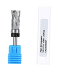 GOTOTOP Spiral Flush Trim Router Bit For Woodworking Pros With 1/2 Inch Shank showing tungsten carbide tip and blue safety cover.