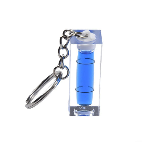 Square Level For Spirit Level Horizontal Measurement, acrylic glass, compact keychain design for precise leveling in various applications.