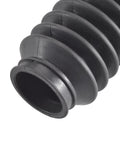 Close-up of black rubber boot from Rack And Pinion Tie Rod Boot Replacement Kit 2 Piece Fits Acura Integra Honda Civic CR V Prelude