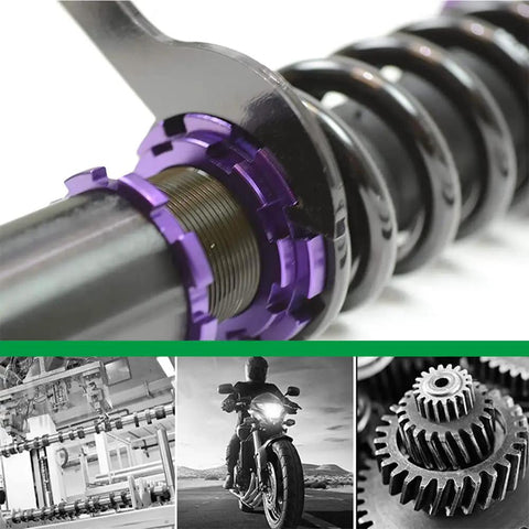 C Hook Spanner Wrench Collet Chuck for 28 to 32mm round nut shown in use on machinery