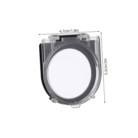 Round Button Protector Covers For Power Switch Guards Dope Safe Dustproof Shields size 4.7cm x 5.2cm transparent plastic cover