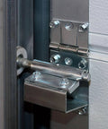 Installed Beefed-Up 1.8-Inch Steel Garage Door Rollers Set For 2-Inch Track Replacement, 7-Inch Long Stem, High-Load 10-Ball Bearings