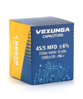 Box of Dual Run Start Capacitor 45 Plus 5 MFD 370 440 VAC CBB65 Replacement for Air Conditioner Unit Fan Motor Heat Pump Condenser