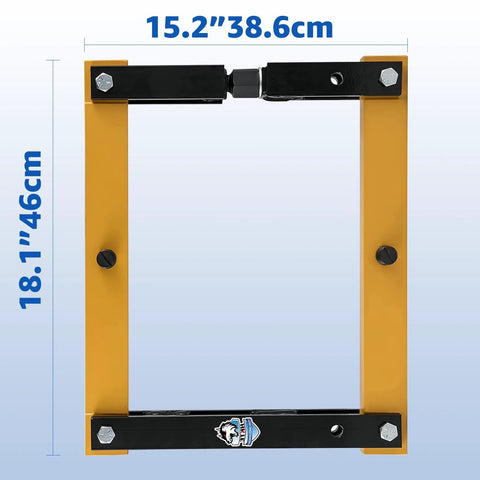 Differential Housing Case Spreader For Dana 30, 44, 60, 70 And 80 Series with heavy duty steel construction, dimensions shown