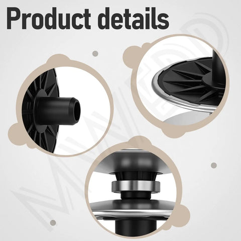Close-up details of Secondary Variator Belt Pulley Kit GT79244 MIA12482 for lawn tractors, showing grooves and inner ring design.