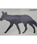 Passive Thermal Target Kit For Zeroing And Training With Heat Responsive Film in fox silhouette design