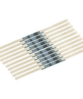 Rock Solid 10 Pack Of 1S 3.7V 3A Bms Protection Boards For 18650 Li Ion Cells showing ten sleek protection boards arranged in a row.