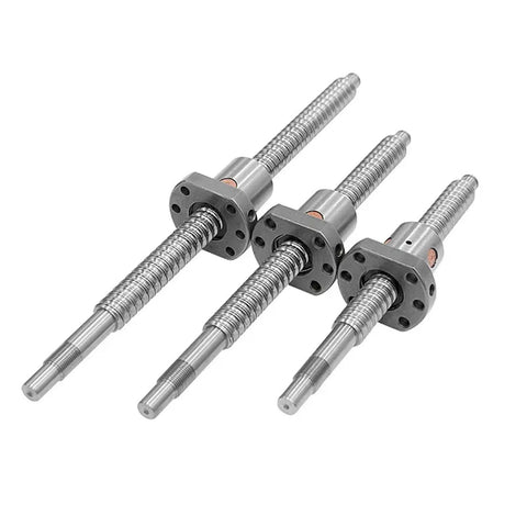 Three 20mm Ball Screw Rods With 5mm Lead And 10mm Lead End Machined, Includes Single Ball Nut For Engraver, Milling And Router CNC Machines