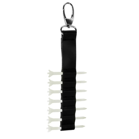Grab And Go Golf Ball And Tee Holder With Bag Clip Holds Two Balls And Seven Tees Black The Ultimate On The Go Golf Accessory