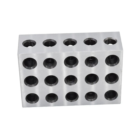 Precision Machinist Milling Blocks Two By Four By Six Inch Hardened Tool Steel Work Holding Set with clamping holes.