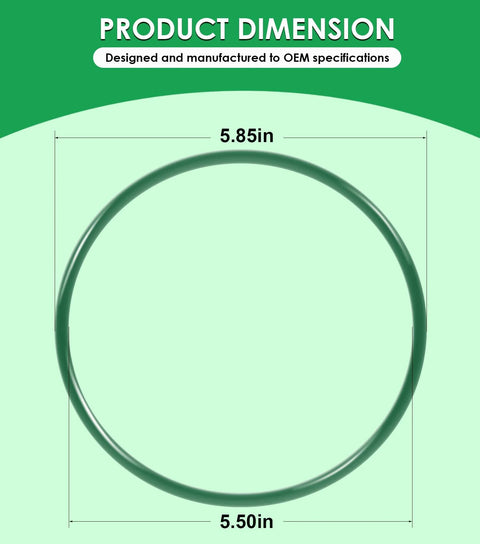 911-245 Fuel Pump Tank Seal O Ring Replacement Fits Chevrolet Ford GMC Sierra Dodge Ram Chrysler Jeep Select Models Durable Direct Replacement Fuel Tank Seal For Easy Install And Long Lasting Performance, product dimensions shown