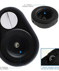 Handheld fiber optic inspection microscope with 2.5mm adapter installed; includes 1.25mm adapter and pouch.
