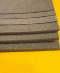 Metal conductive sponge sheets, stacked gray adhesive-backed anti-static shielding foam 200x300x3.5mm